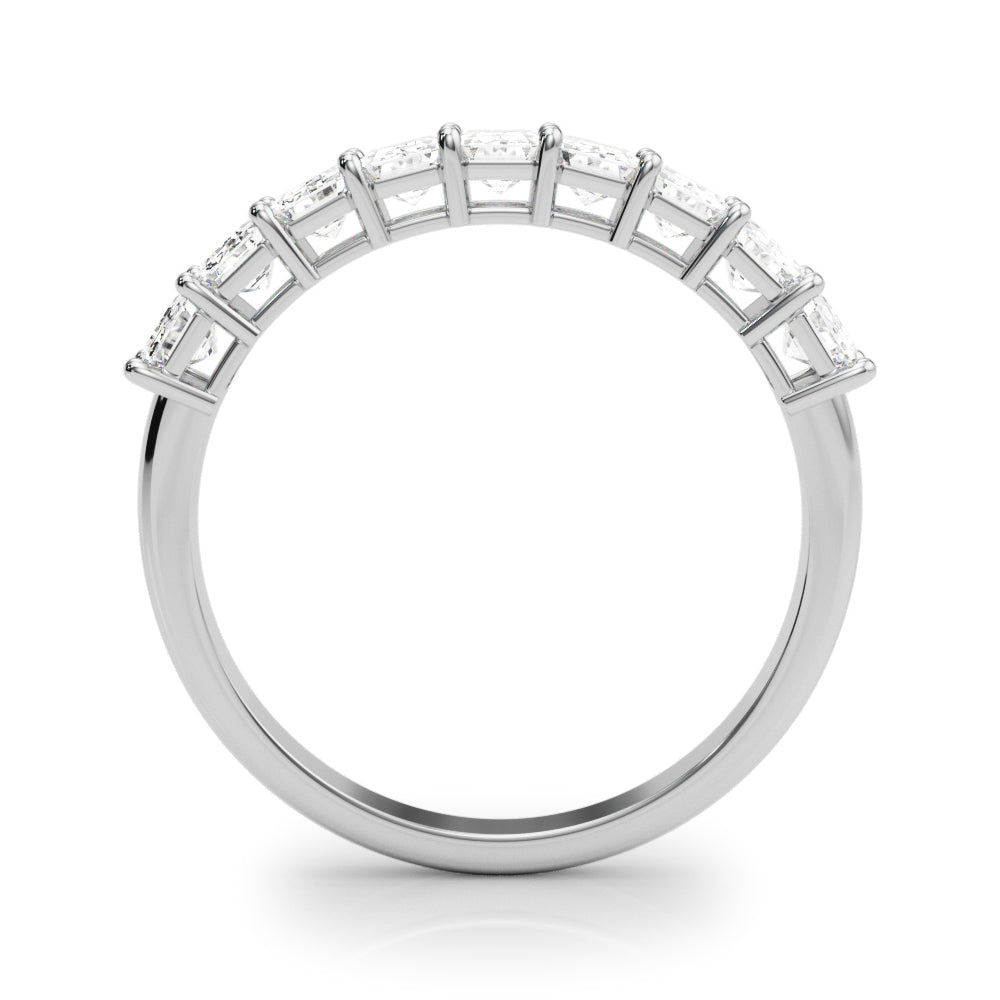 Emerald cut diamond band – Diamond World Antwerp